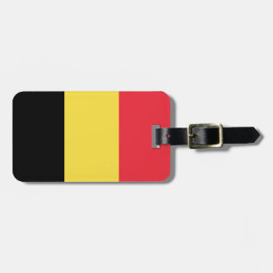 Patriottische Belgische vlag Bagagelabel