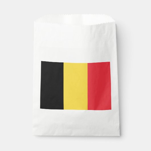 Patriottische Belgische vlag Bedankzakje (Voorkant)