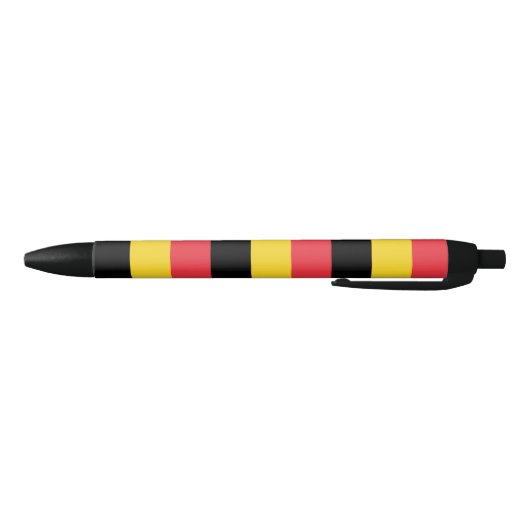 Patriottische Belgische vlag Blauwe Inkt Pen (Bodem)