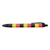 Patriottische Belgische vlag Blauwe Inkt Pen (Bovenkant)