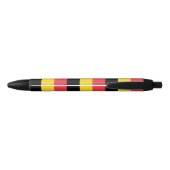 Patriottische Belgische vlag Blauwe Inkt Pen (Achterkant)