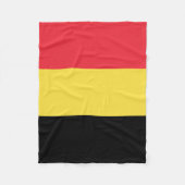 Patriottische Belgische vlag Fleece Deken (Voorkant)