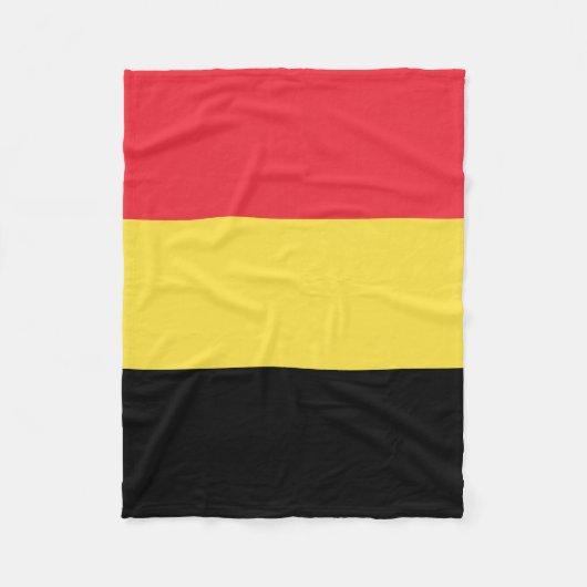 Patriottische Belgische vlag Fleece Deken (Voorkant)