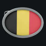 Patriottische Belgische vlag Gesp<br><div class="desc">De nationale vlag van België.</div>
