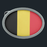 Patriottische Belgische vlag Gesp<br><div class="desc">De nationale vlag van België.</div>