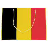 Patriottische Belgische vlag Groot Cadeauzakje (Voorkant)