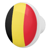 Patriottische Belgische vlag Keramische Knop (Rechts)