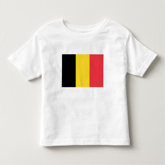 Patriottische Belgische vlag Kinder Shirts (Voorkant)