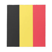 Patriottische Belgische vlag Notitieblok (Voorkant)