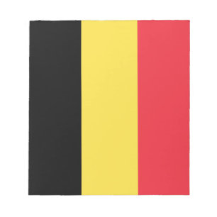 Patriottische Belgische vlag Notitieblok