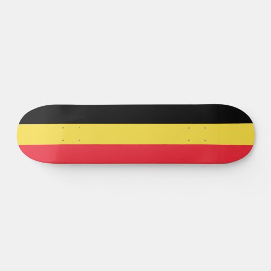 Patriottische Belgische vlag Persoonlijk Skateboard (Horizontaal)