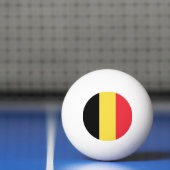 Patriottische Belgische vlag Pingpongbal (Net)