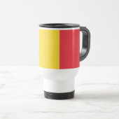 Patriottische Belgische vlag Reisbeker (Voorkant rechts)