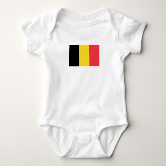 Patriottische Belgische vlag Romper (Voorkant)