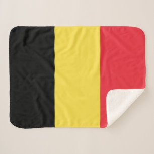 Patriottische Belgische vlag Sherpa Deken