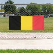 Patriottische Belgische vlag Spandoek (Insitu)