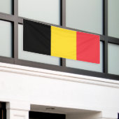Patriottische Belgische vlag Spandoek (Buitenkant Gebouw)