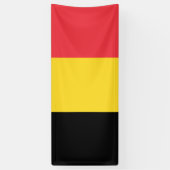 Patriottische Belgische vlag Spandoek (Verticaal)