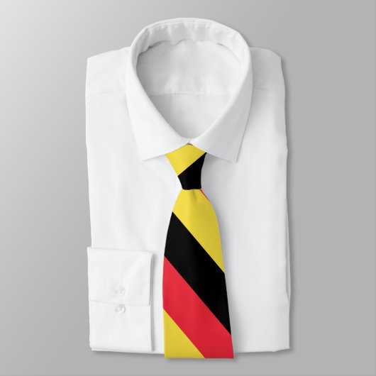 Patriottische Belgische vlag Stropdas (Gebonden)