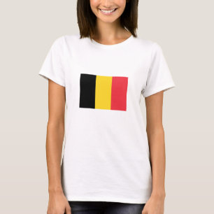 Patriottische Belgische vlag T-shirt