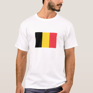 Patriottische Belgische vlag T-shirt
