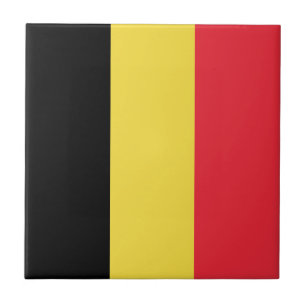 Patriottische Belgische vlag Tegeltje