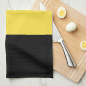 Patriottische Belgische vlag Theedoek (Quarter Fold)