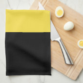 Patriottische Belgische vlag Theedoek (Quarter Fold)