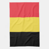Patriottische Belgische vlag Theedoek (Verticaal)