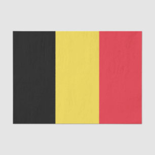Patriottische Belgische vlag Tissuepapier
