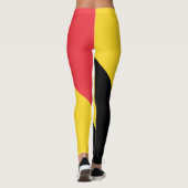 Patriottische Belgische vlaggenLeggings Leggings (Achterkant)
