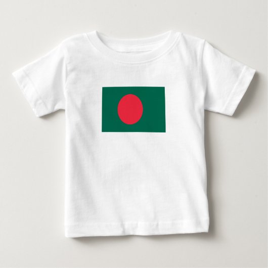 Patriottische Bengaalse vlag Baby T-Shirt (Voorkant)