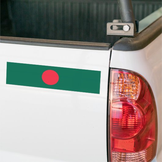 Patriottische Bengaalse vlag Bumpersticker (Op Truck)