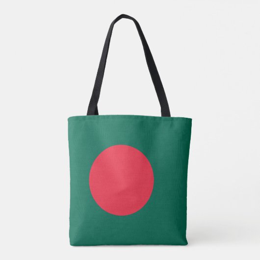 Patriottische Bengaalse vlag Canvas tas (Achterkant)