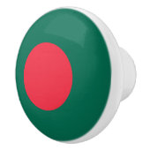 Patriottische Bengaalse vlag Ceramic Knob. Keramische Knop (Rechts)