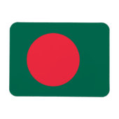 Patriottische Bengaalse vlag Magnet Magneet (Horizontaal)