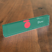 Patriottische Bengaalse vlag Naambordje (Zijkant)