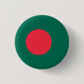 Patriottische Bengaalse vlag Pinback Button (Voorkant)