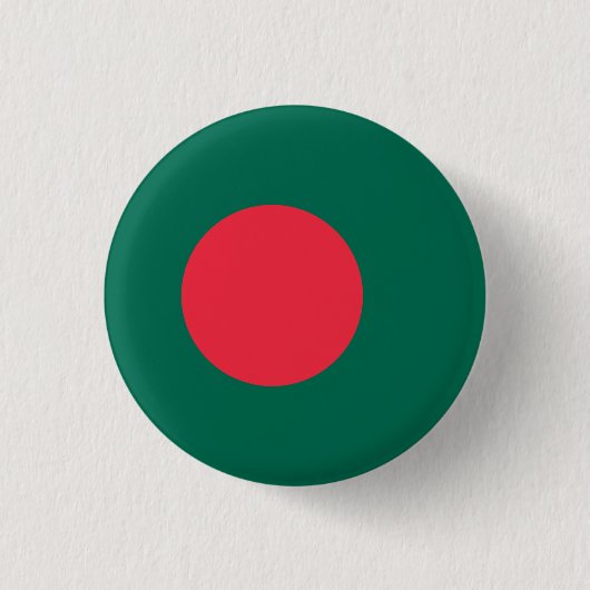 Patriottische Bengaalse vlag Pinback Button (Voorkant)