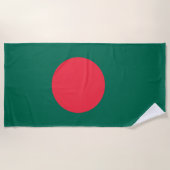 Patriottische Bengaalse vlag Strandlaken (Voorkant)