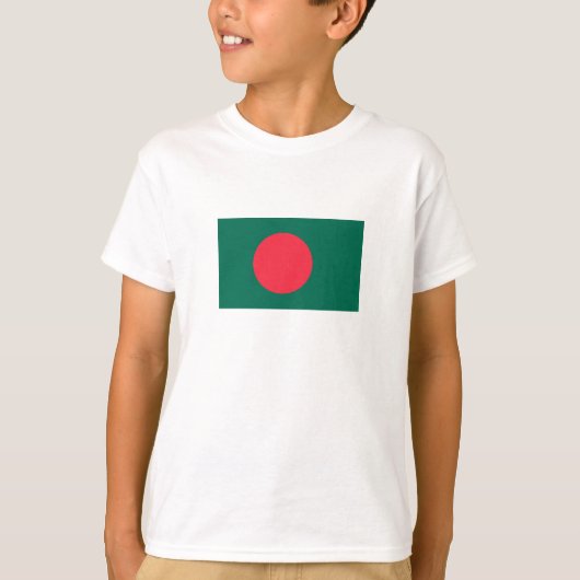 Patriottische Bengaalse vlag T-Shirt (Voorkant)