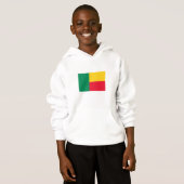 Patriottische Benin Vlag Hoodie (Voorkant volledig)