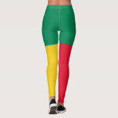 Patriottische Beninese Vlag Leggings (Achterkant)