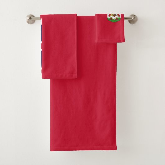 Patriottische Bermudavlag Bad Handdoek (Insitu)