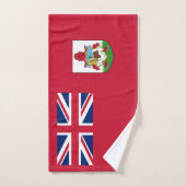Patriottische Bermudavlag Bad Handdoek (Handdoek)