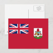 Patriottische Bermudavlag Briefkaart (Voorkant / Achterkant)