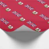 Patriottische Bermudavlag Cadeaupapier (Hoek)