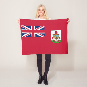 Patriottische Bermudavlag Fleece Deken