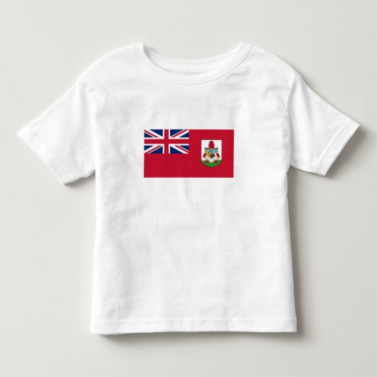 Patriottische Bermudavlag Kinder Shirts (Voorkant)