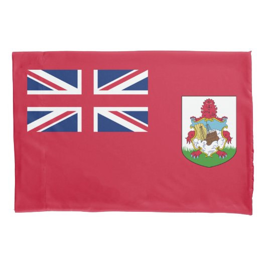 Patriottische Bermudavlag Kussensloop (Voorkant)